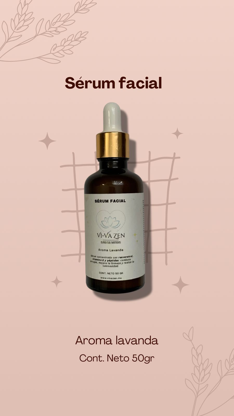 Sérum Facial con Resveratrol y Péptidos